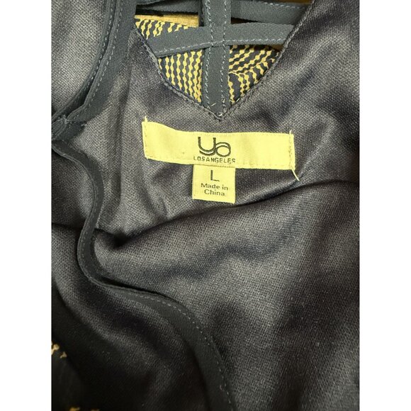 Navy Chevron Summertime Romper Large - Picture 6 of 7